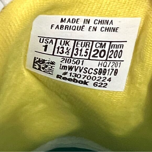 Reebok Little Girls Peppa Pig Royal Complete CLN 2 Stay-Put Casual Sneakers - Picture 9 of 10